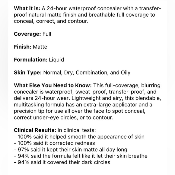 MAKE UP FOR EVER Matte Velvet Skin High Coverage Multi-Use Concealer (shade 2.2) - Picture 8 of 8